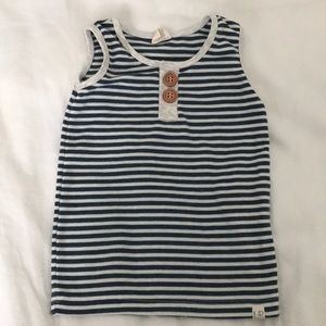 Lulu + Roo button stripe tank
